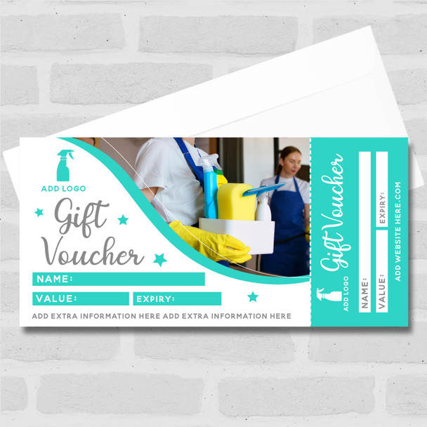 Cleaning Cleaner Any Details Perforated Business Gift Voucher