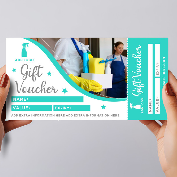 Cleaning Cleaner Any Details Perforated Business Gift Voucher