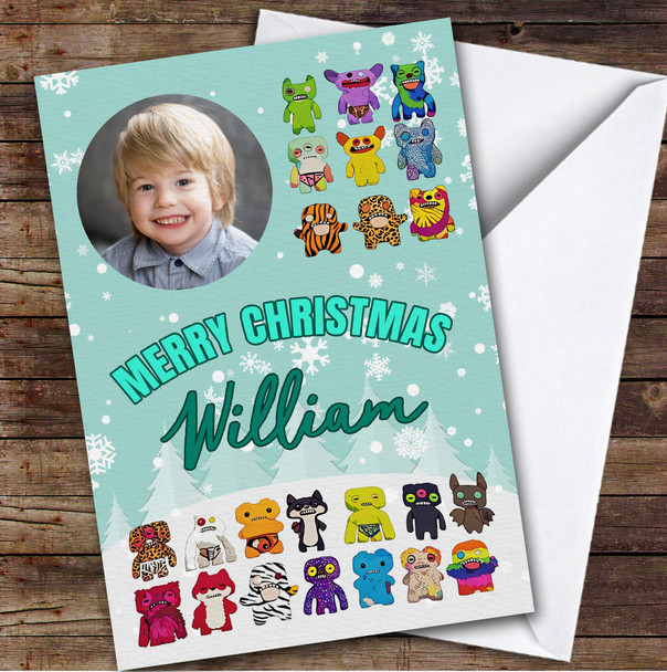 Fugglers Photo Custom Kids Personalised Christmas Card