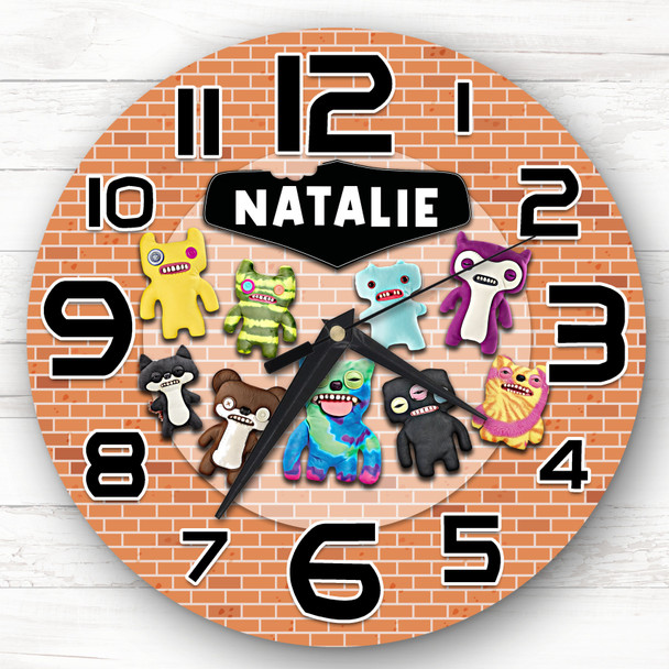 Fugglers Personalised Gift For Kid's Bedroom Clock