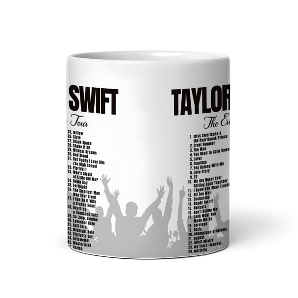 Crowd Taylor Swift Concert Setlist Gig Mug - Wembley Stadium, London, England, 20th Aug 2024