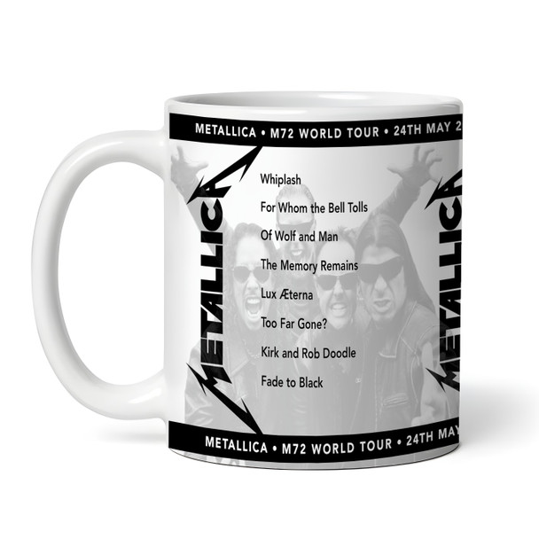 Metallica Concert Setlist Gig Mug - Olympiastadion, Munich, Germany - May 24th 2024
