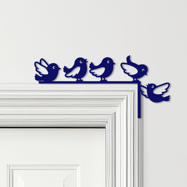 Door Topper Cute Birds Various Colours Top Of Door Frame Decorative Sign