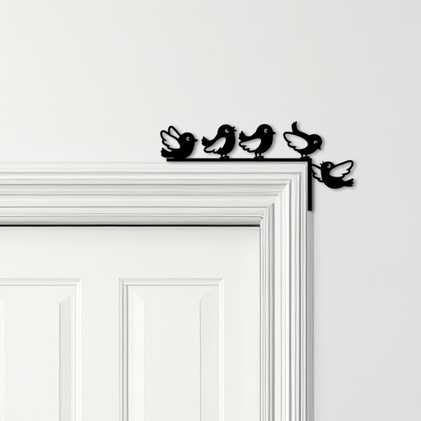 Door Topper Cute Birds Various Colours Top Of Door Frame Decorative Sign