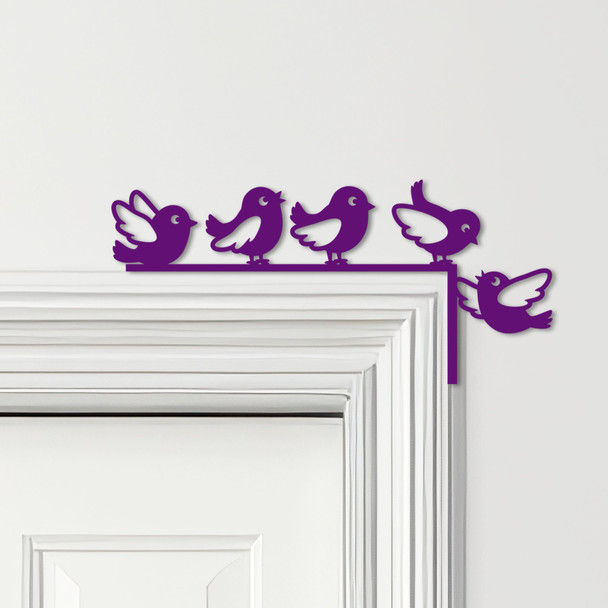 Door Topper Cute Birds Various Colours Top Of Door Frame Decorative Sign