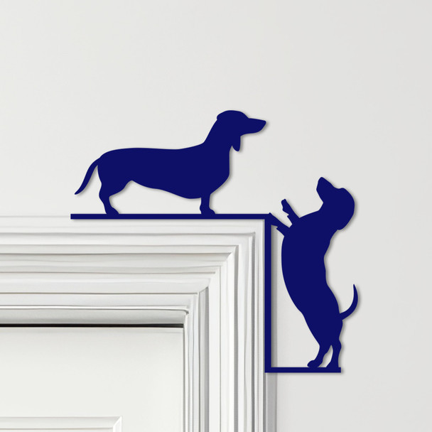Door Topper Dachshund Dogs Various Colours Top Of Door Frame Decorative Sign
