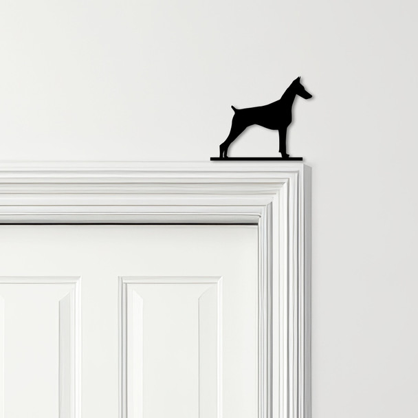 Door Topper Doberman Dog Tll Various Colours Top Of Door Frame Decorative Sign