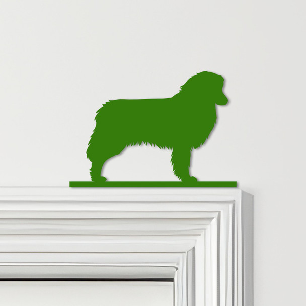 Door Topper Dog Australian Shepherd Various Colours Top Of Door Decorative Sign