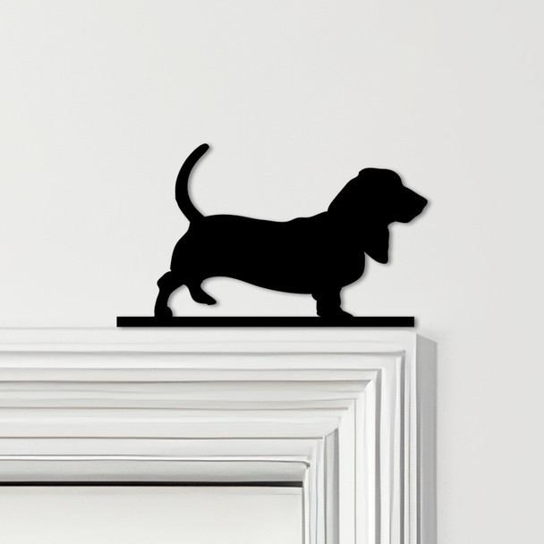 Door Topper Dog Basset Hound Various Colours Top Of Door Frame Decorative Sign