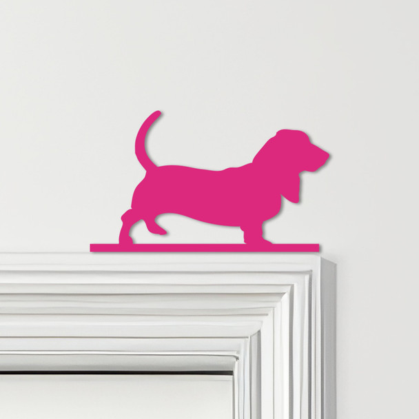 Door Topper Dog Basset Hound Various Colours Top Of Door Frame Decorative Sign