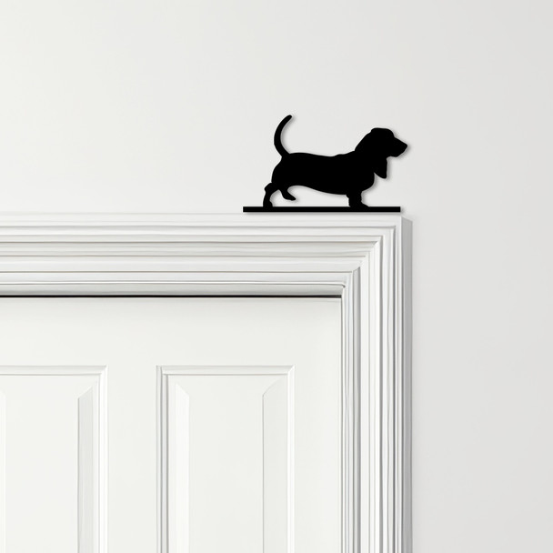 Door Topper Dog Basset Hound Various Colours Top Of Door Frame Decorative Sign