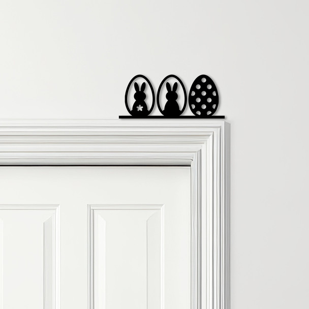 Door Topper Easter Decor Egg Design Various Colours Top Of Door Decorative Sign