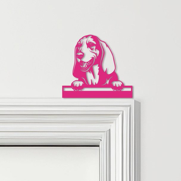 Door Topper Basset Hound Dog Various Colours Top Of Door Frame Decorative Sign
