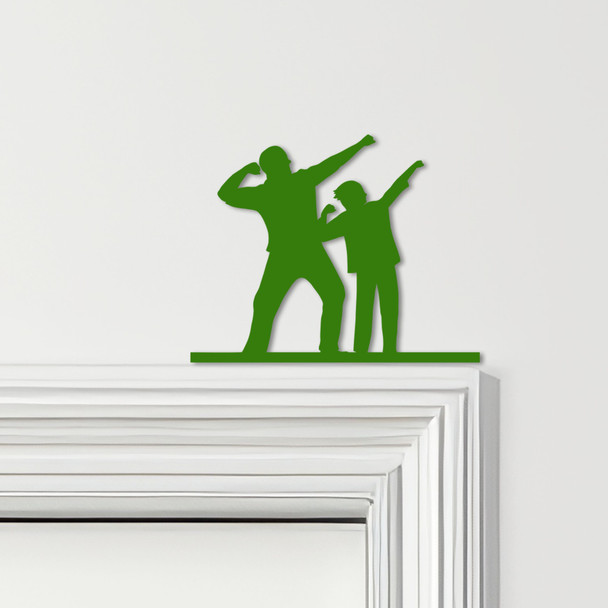 Door Topper Father & Son Various Colours Top Of Door Frame Decorative Sign