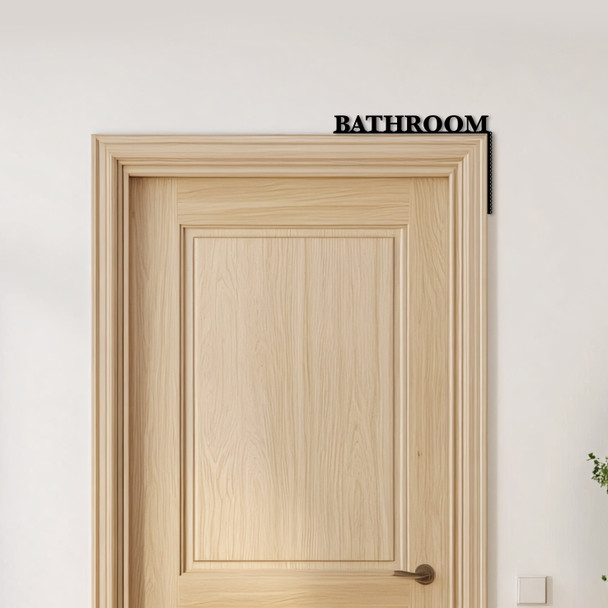 Door Topper Bathroom Decor Decor Various Colours Top Of Door Frame Decor Sign