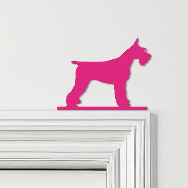Door Topper Giant Schnauzer Dog Various Colours Top Of Door Frame Decor Sign