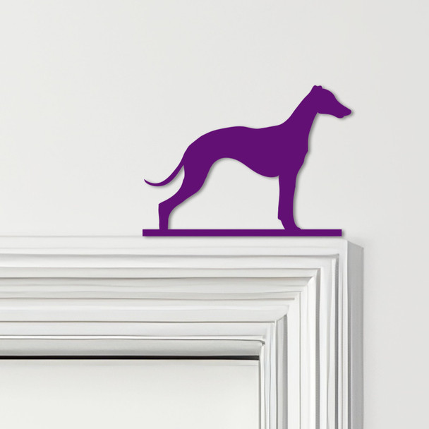 Door Topper Greyhound Dog Various Colours Top Of Door Frame Decorative Sign