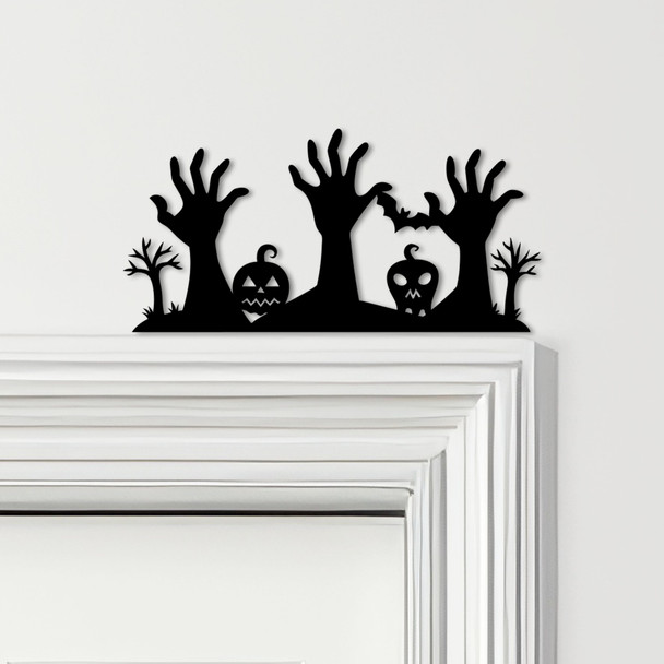 Door Topper Halloween Decor Hands Various Colours Top Of Door Frame Decor Sign