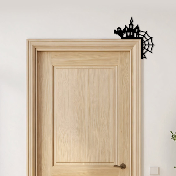 Door Topper Halloween Decor House Ghost Various Colours Decorative Sign Door Topper Halloween Decor House Ghost Various Colours Decorative Sign