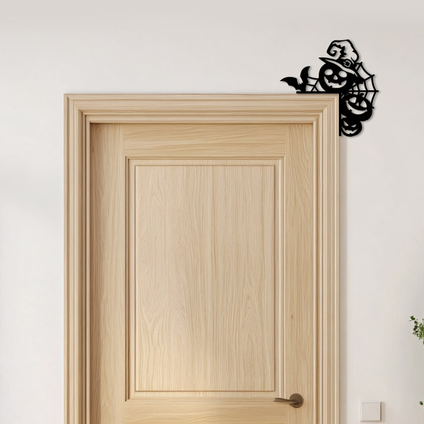 Door Topper Halloween Decor Pumpkin Various Colours Top Of Door Decorative Sign