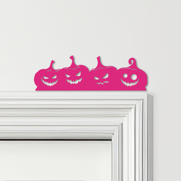 Door Topper Halloween Decor Pumpkins Various Colours Top Of Door Decorative Sign