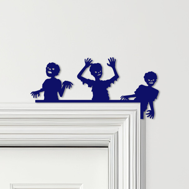Door Topper Halloween Decor Scary Zombies Various Colours Decorative Sign