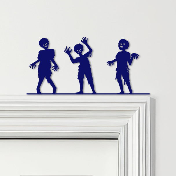 Door Topper Halloween Decor Zombies Various Colours Top Of Door Decorative Sign