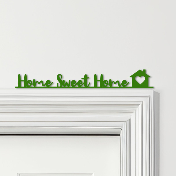 Door Topper Home Sweet Home Lettering Various Colours Decorative Sign
