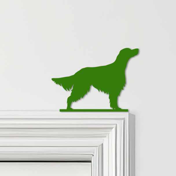 Door Topper Irish Setter Dog Various Colours Top Of Door Frame Decorative Sign