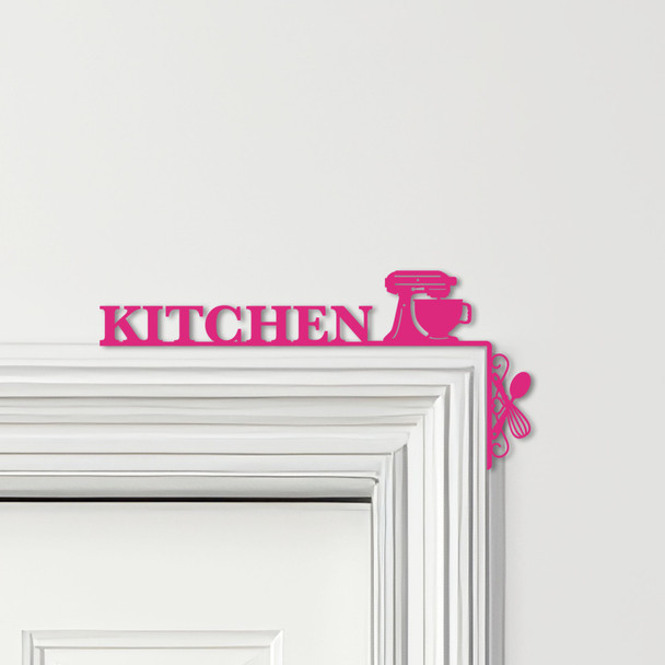 Door Topper Kitchen Decor Cake Mixer & Tools Various Colours Frame Decor Sign
