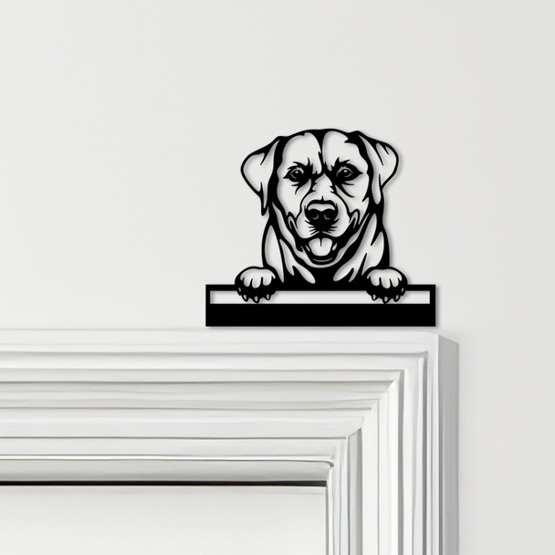 Door Topper Labrador Dog Various Colours Top Of Door Frame Decorative Sign
