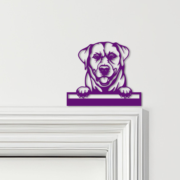 Door Topper Labrador Dog Various Colours Top Of Door Frame Decorative Sign