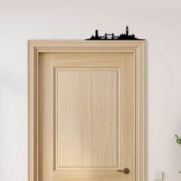 Door Topper London City Skyline Various Colours Top Of Door Frame Decor Sign