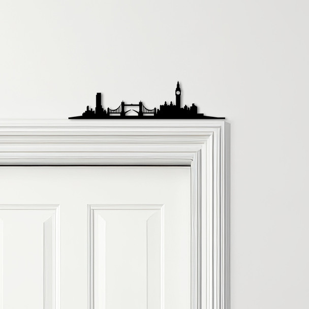 Door Topper London City Skyline Various Colours Top Of Door Frame Decor Sign