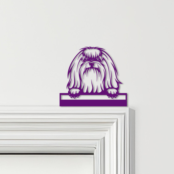 Door Topper Maltese Dog Various Colours Top Of Door Frame Decorative Sign