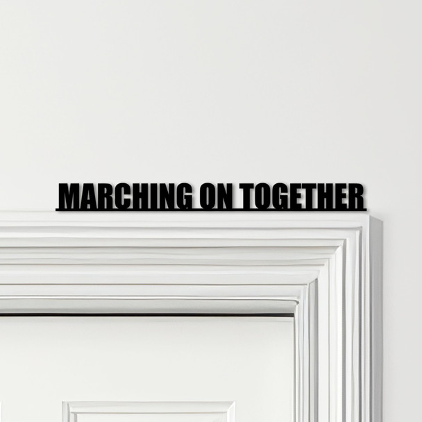 Door Topper Marching On Together Leeds United Football Various Colours Sign