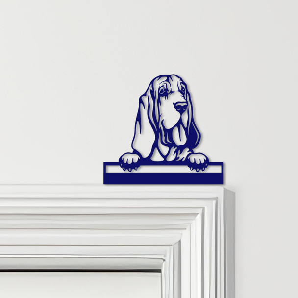 Door Topper Bloodhound Dog Various Colours Top Of Door Frame Decorative Sign