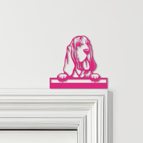 Door Topper Bloodhound Dog Various Colours Top Of Door Frame Decorative Sign