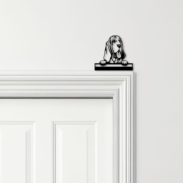 Door Topper Bloodhound Dog Various Colours Top Of Door Frame Decorative Sign