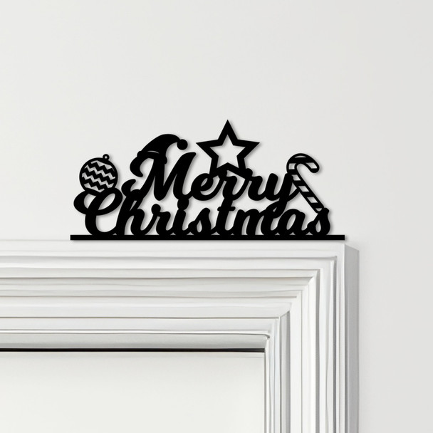 Door Topper Merry Christmas Decor Various Colours Top Of Door Frame Decor Sign