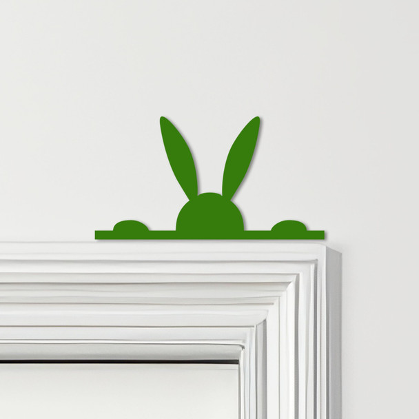 Door Topper Peeking Bunny Various Colours Top Of Door Frame Decorative Sign