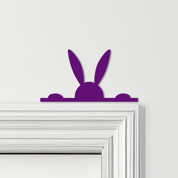 Door Topper Peeking Bunny Various Colours Top Of Door Frame Decorative Sign