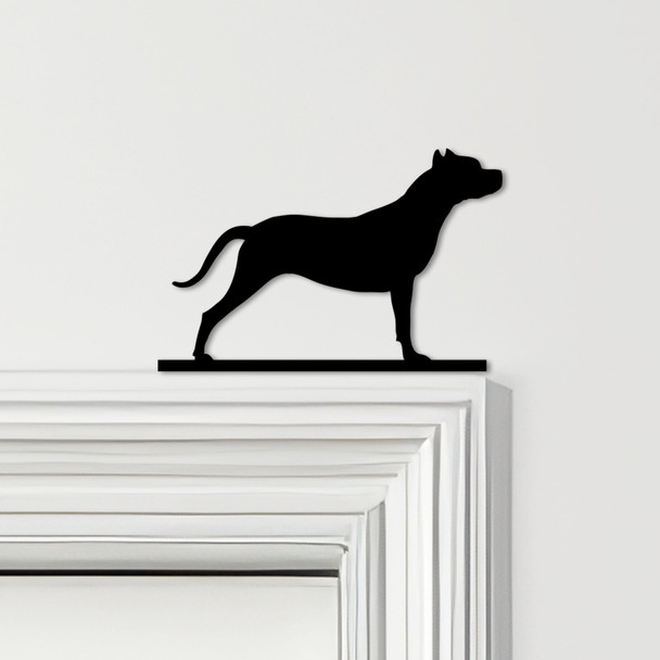 Door Topper Pitbull Dog Various Colours Top Of Door Frame Decorative Sign