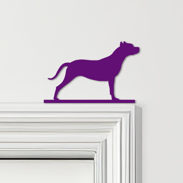 Door Topper Pitbull Dog Various Colours Top Of Door Frame Decorative Sign