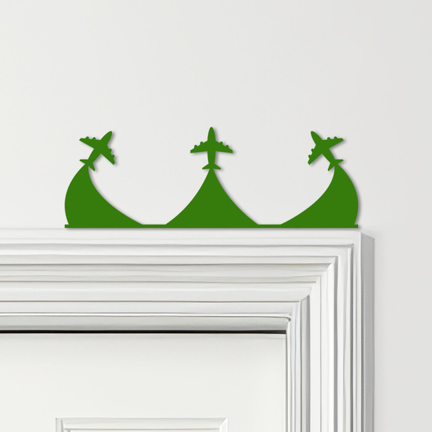 Door Topper Planes Flying Various Colours Top Of Door Frame Decorative Sign