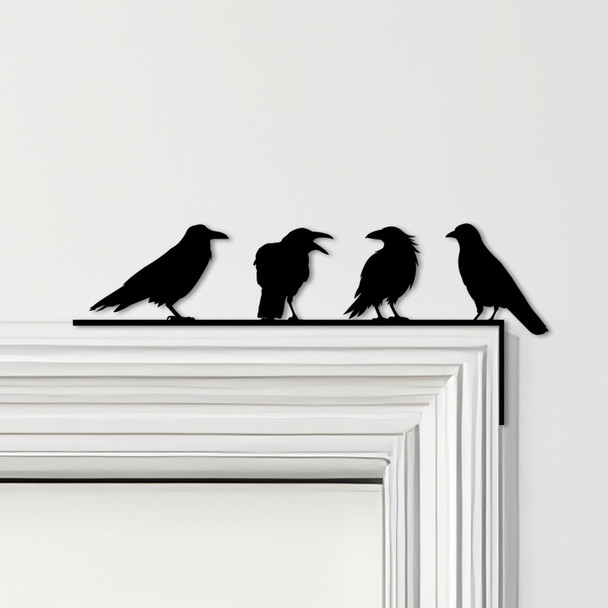 Door Topper Ravens Birds Various Colours Top Of Door Frame Decorative Sign