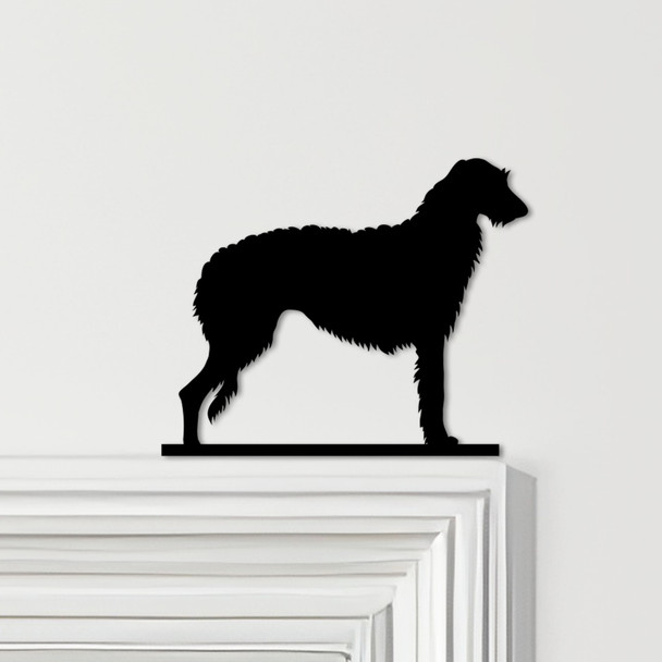 Door Topper Scottish Deerhound Dog Various Colours Top Of Door Decorative Sign