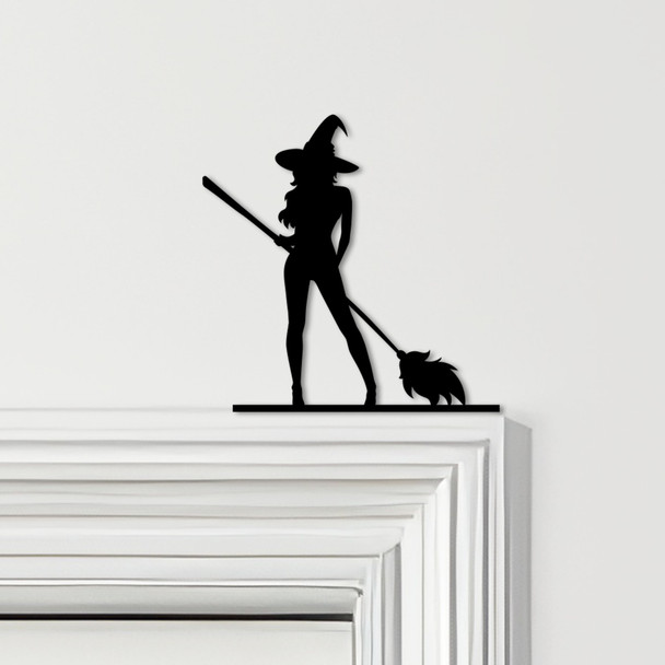 Door Topper Sexy Witch Halloween Decor Various Colours Decorative Sign