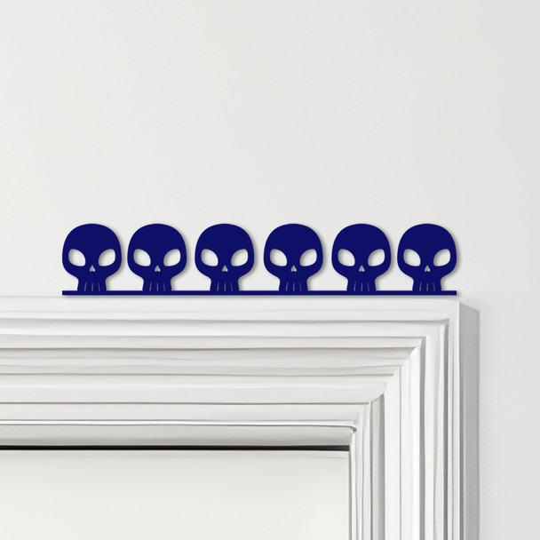 Door Topper Skulls Gothic Halloween Decor Various Colours Decorative Sign