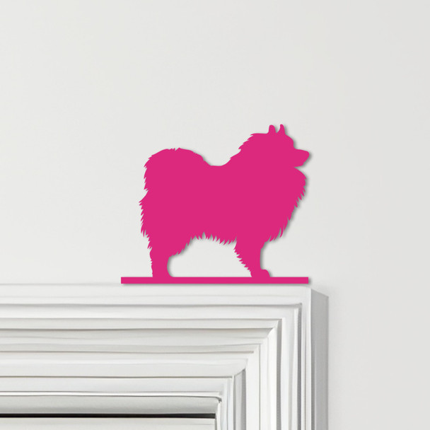 Door Topper Spitz Dog Various Colours Top Of Door Frame Decorative Sign